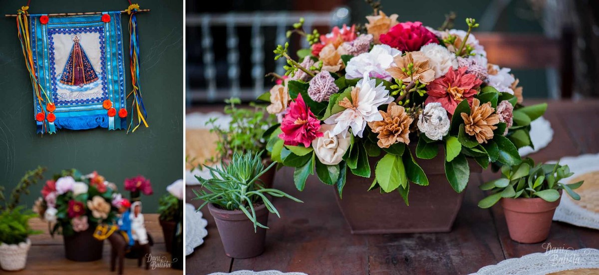 detalhes da decoracao de casamento em casa santa teresa