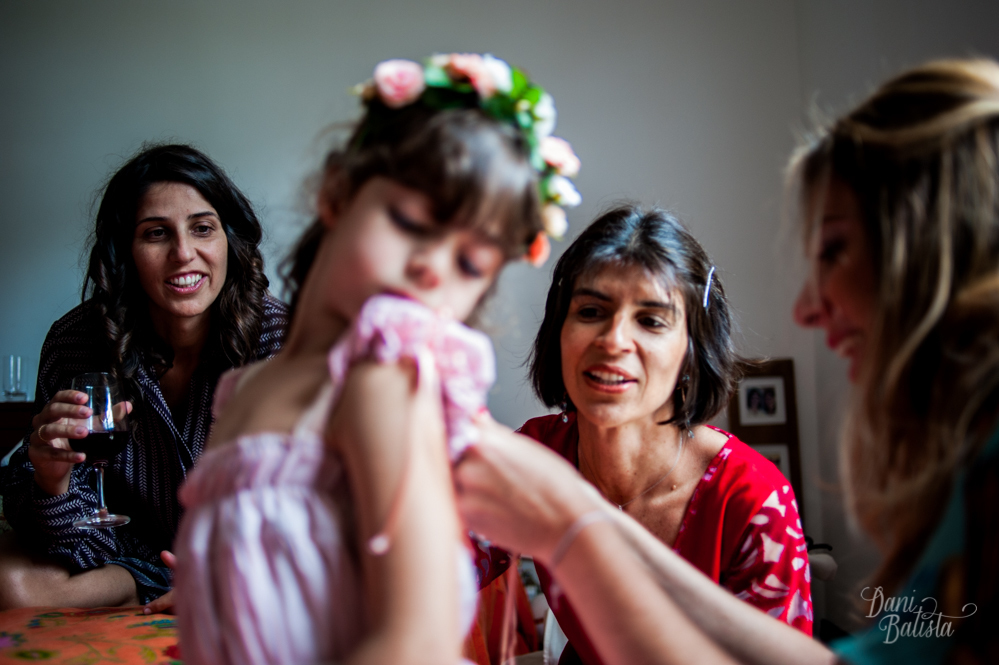 preparativos da noiva em casa