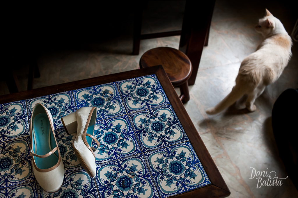 detalhe sapato com gato casamento de dia rj