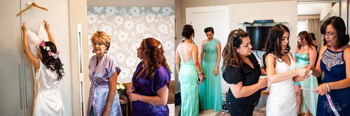 making of da noiva com madrinhas  casamento em buzios
