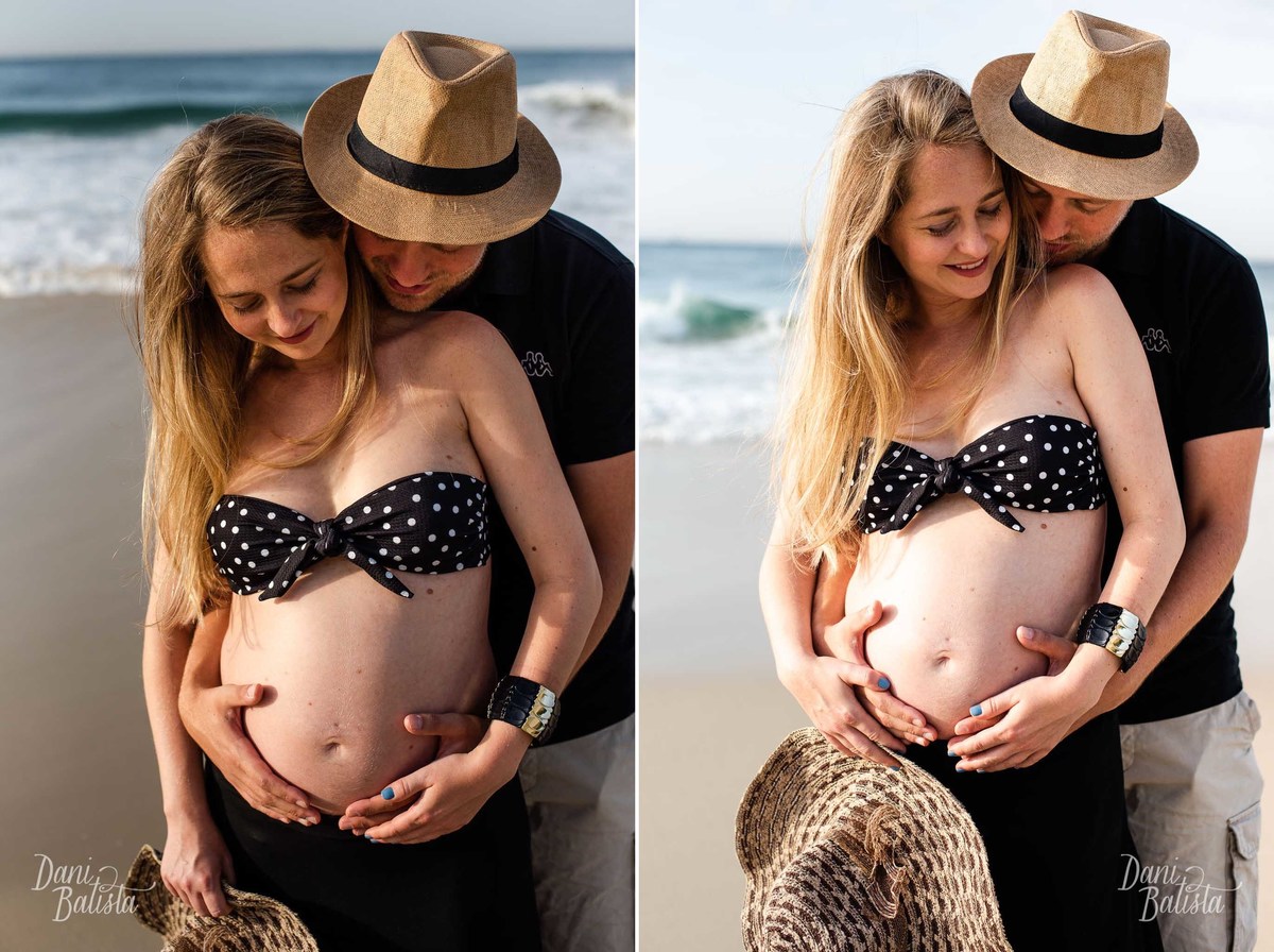 Ensaio de Gestante na praia