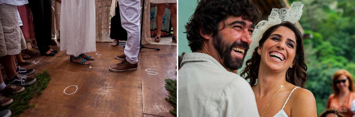 cerimonia de casamento de dia em casa santa teresa