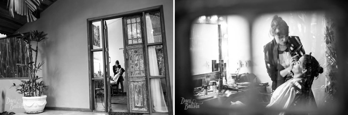 making of noiva Casamento sitio meio do mato