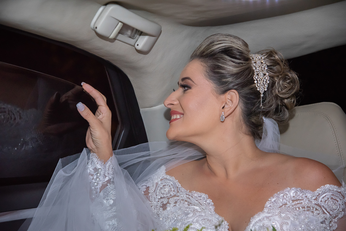 noiva na limousine