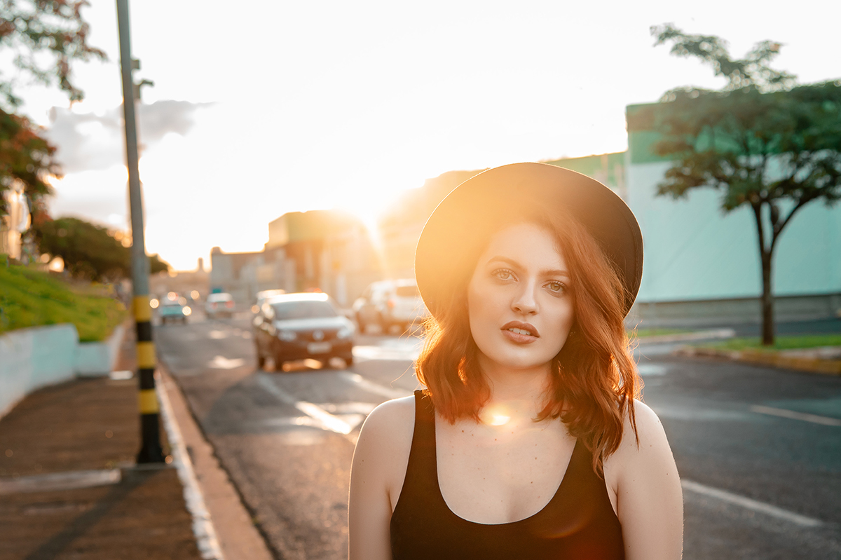 ensaio na golden hour