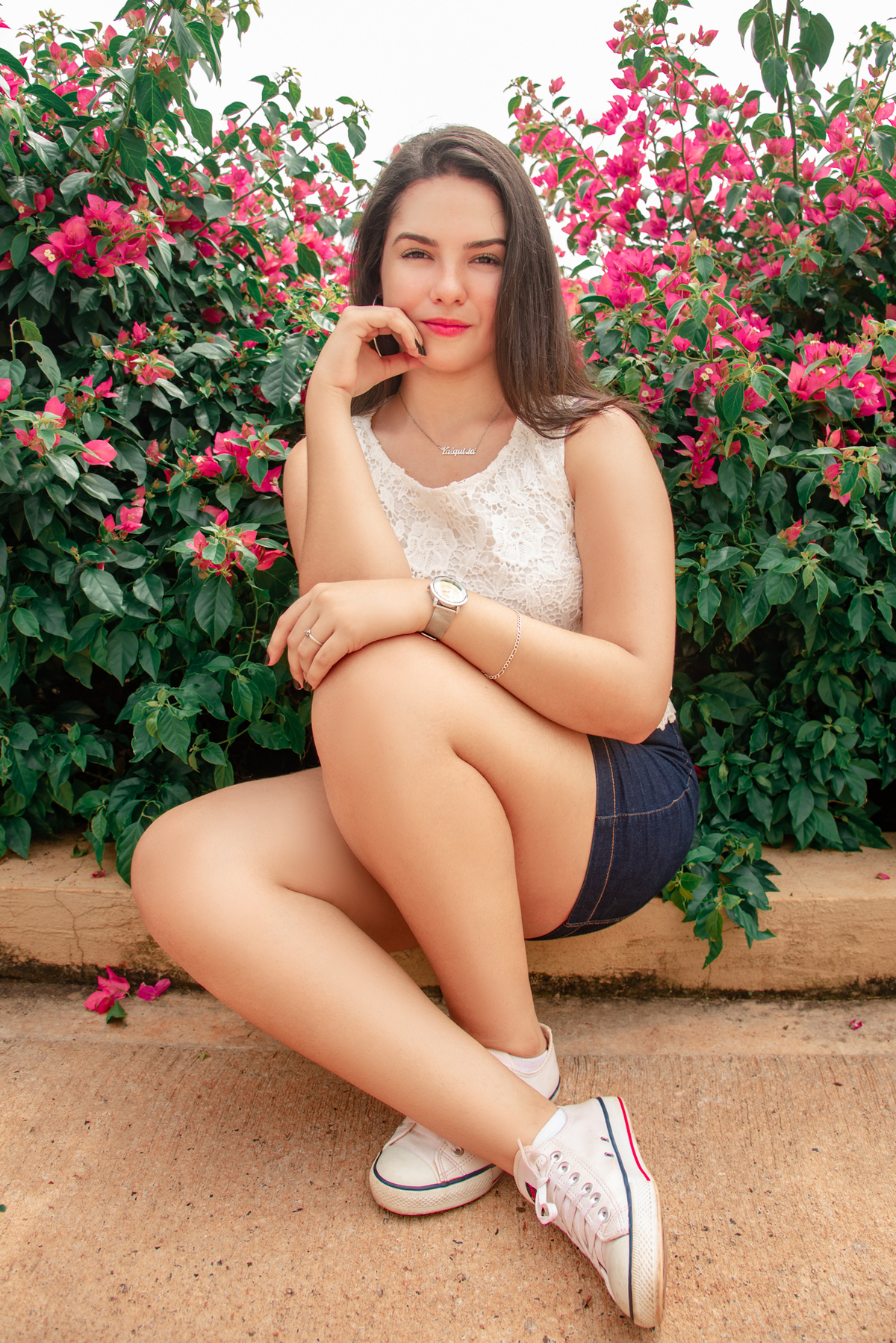 ensaio 15 anos entre as flores