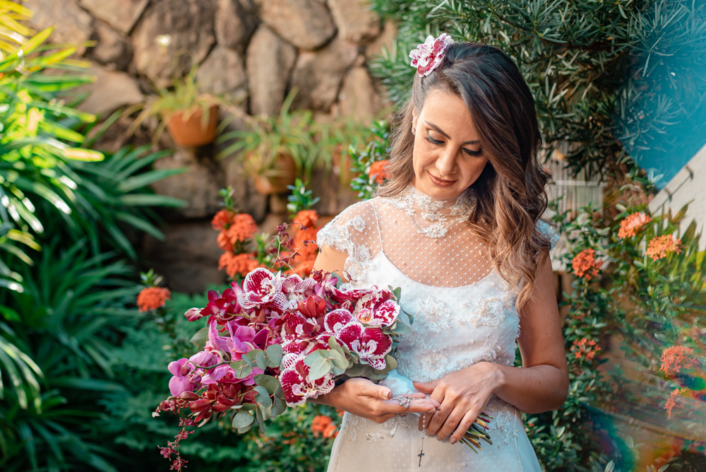 ensaio noiva com buque