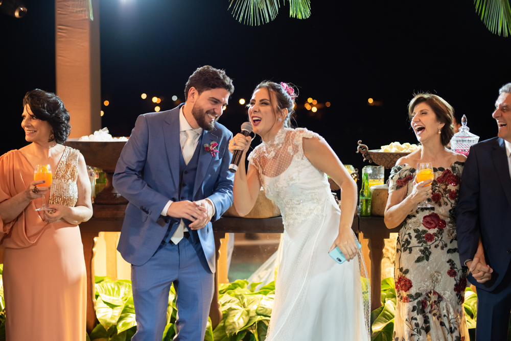 homenagem do casal aos convidados