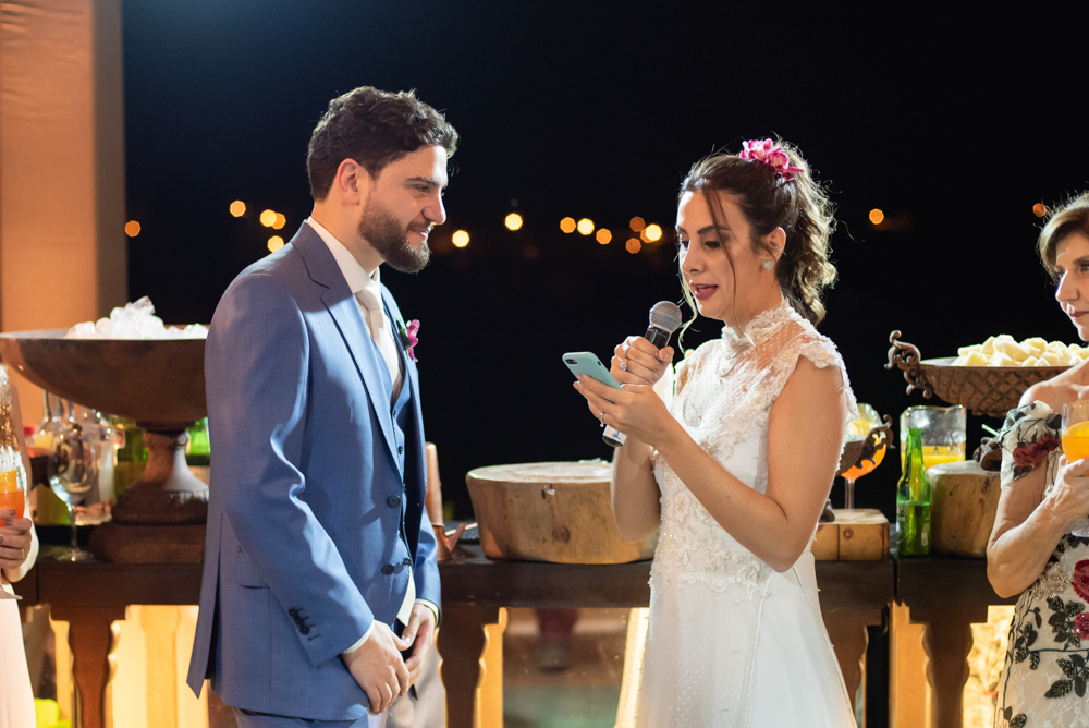 homenagem do casal aos convidados