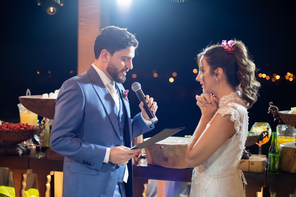 homenagem do casal aos convidados