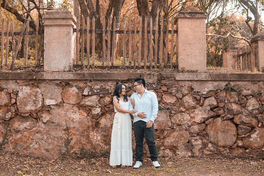 ensaio em casal pre wedding na natureza