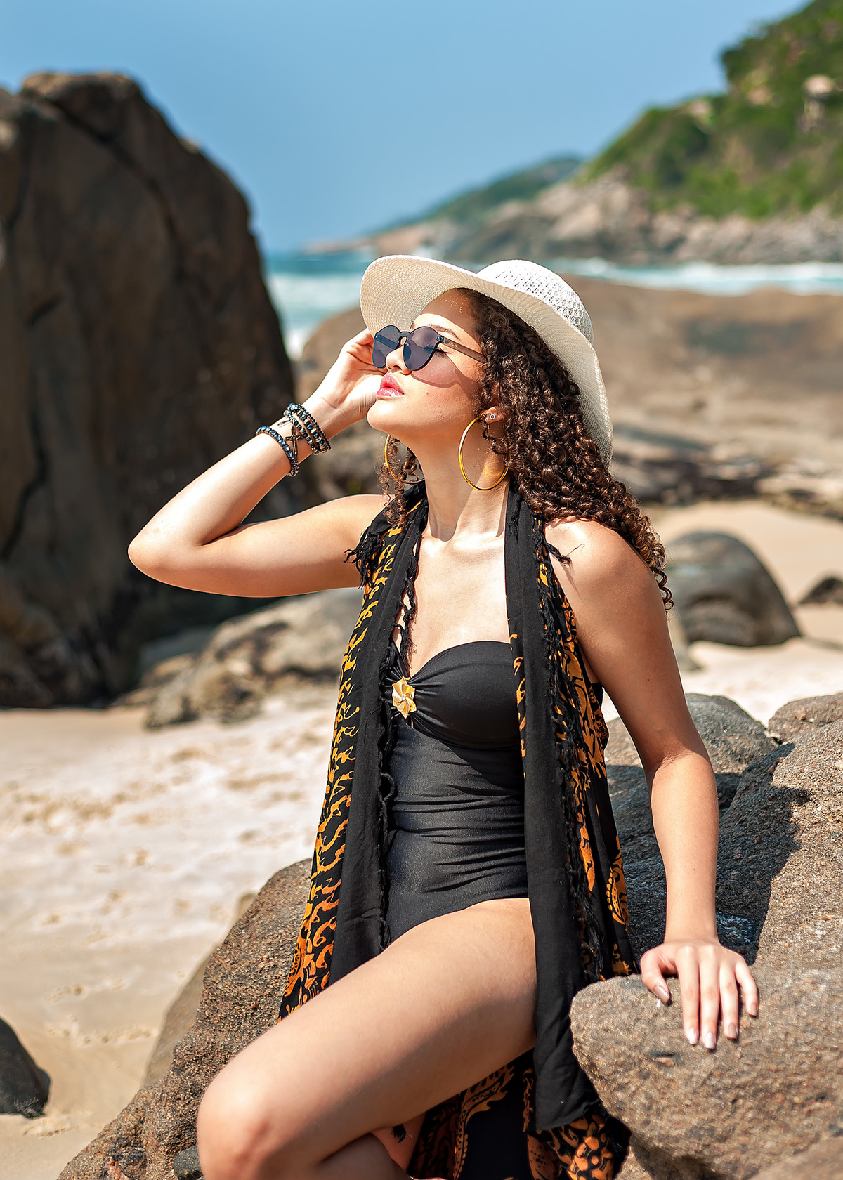 Ensaio fotográfico da debutante Letícia. Fotógrafo Wallace Nunes. Realizado na Prainha Rj