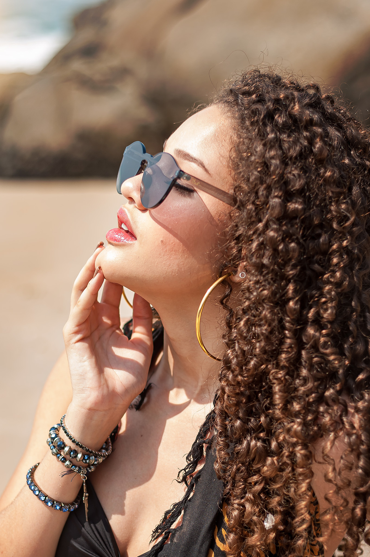 Ensaio fotográfico da debutante Letícia. Fotógrafo Wallace Nunes. Realizado na Prainha Rj