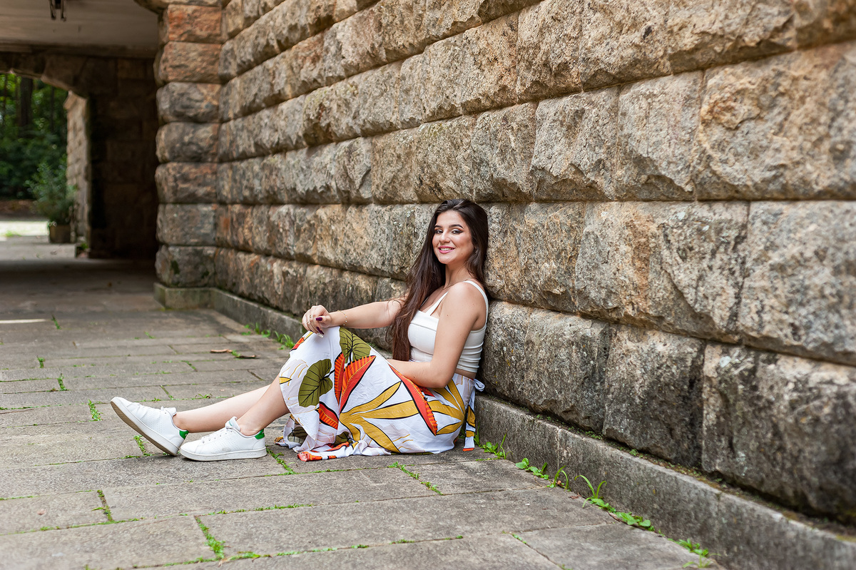 Ensaio fotográfico de 15 anos da Vitória. Fotógrafo Wallace Nunes - Parque Lage - Rj
