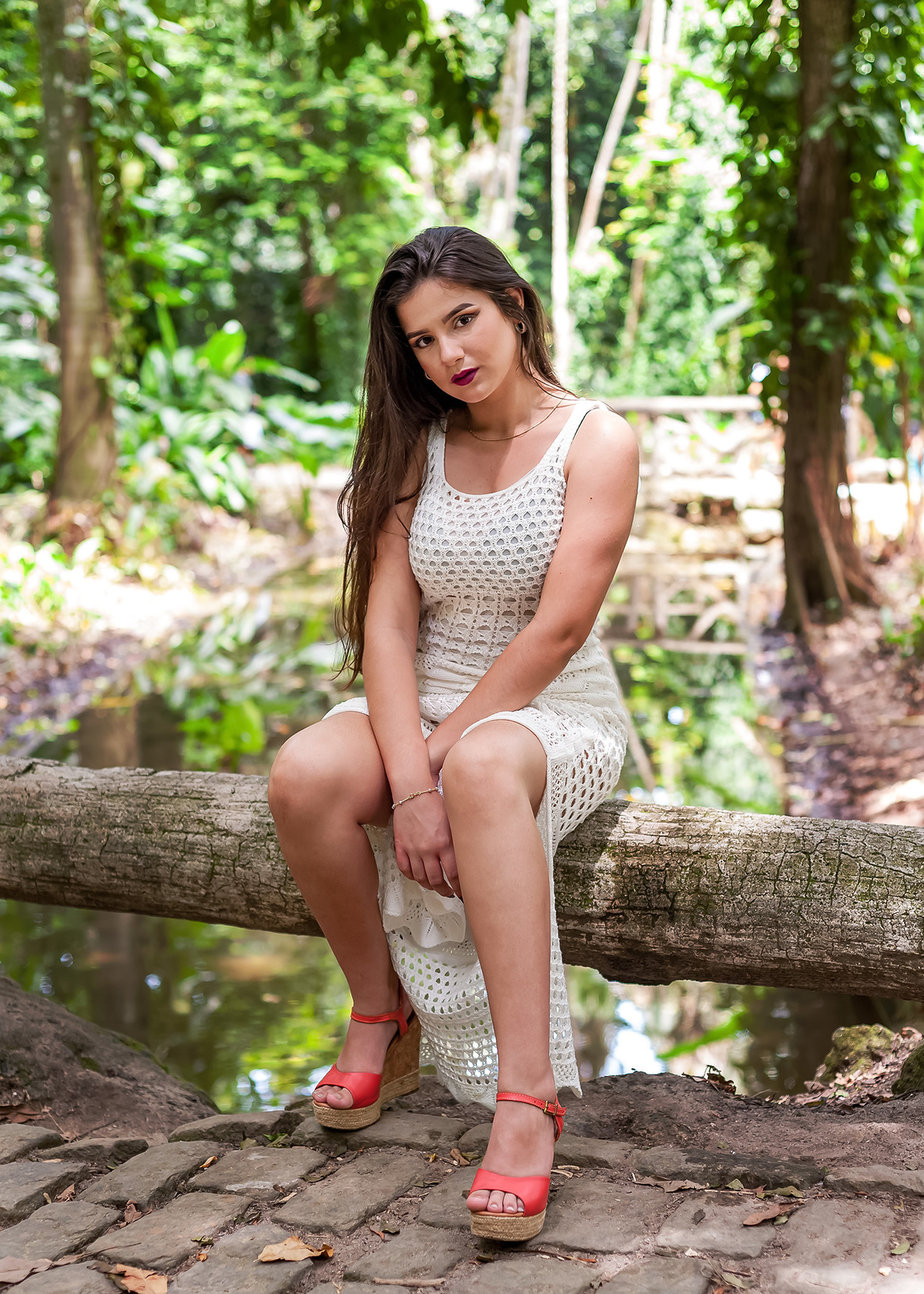 Ensaio fotográfico de 15 anos da Vitória. Fotógrafo Wallace Nunes - Parque Lage - Rj