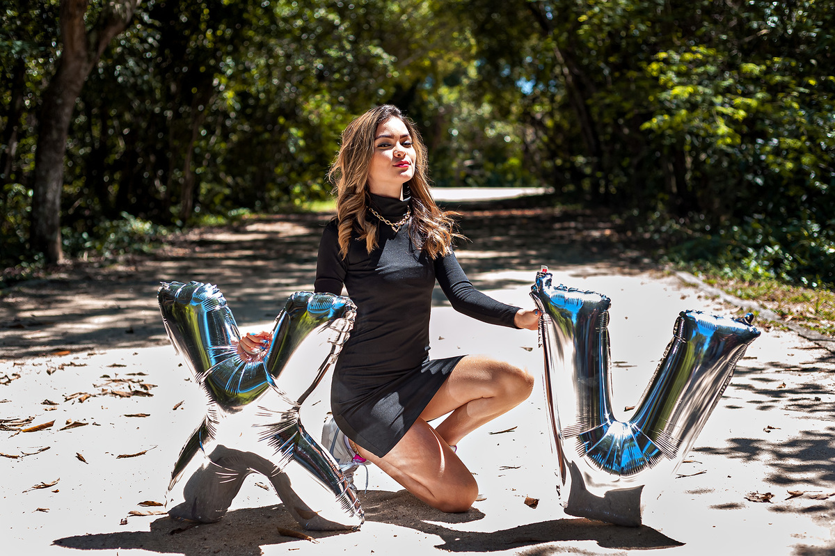 Ensaio de 15 anos da Bia - Bosque da Barra - Fotógrafo Wallace Nunes