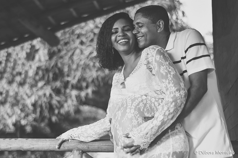 Ensaio de gestante na villa do mar cerimonial