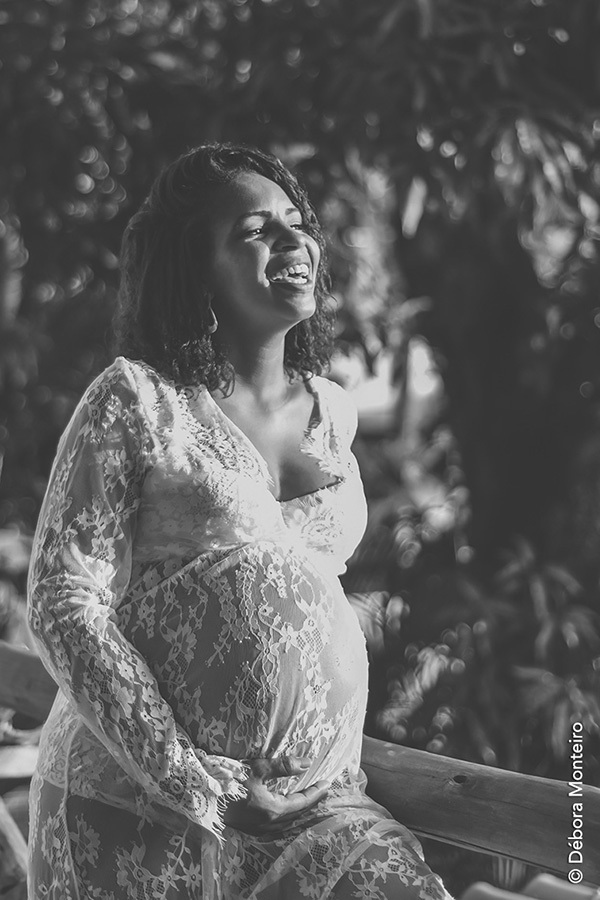 Ensaio de gestante na villa do mar cerimomial