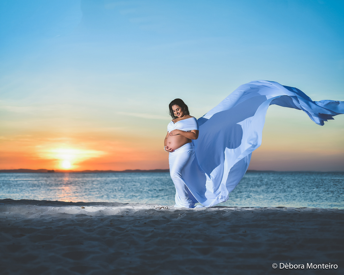 Ensaio gestante na ponta do Humaitá