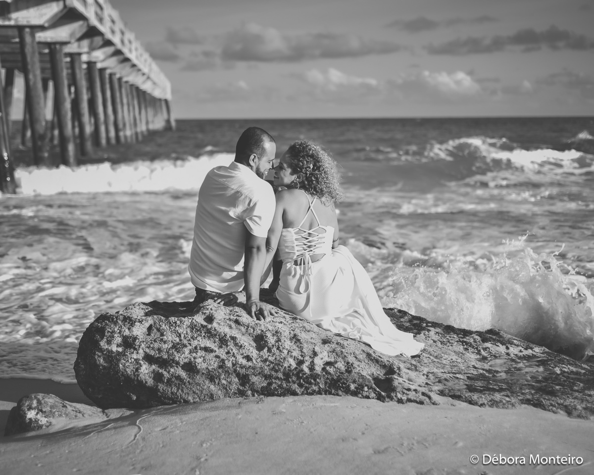 pré-casamento no emissário submarino