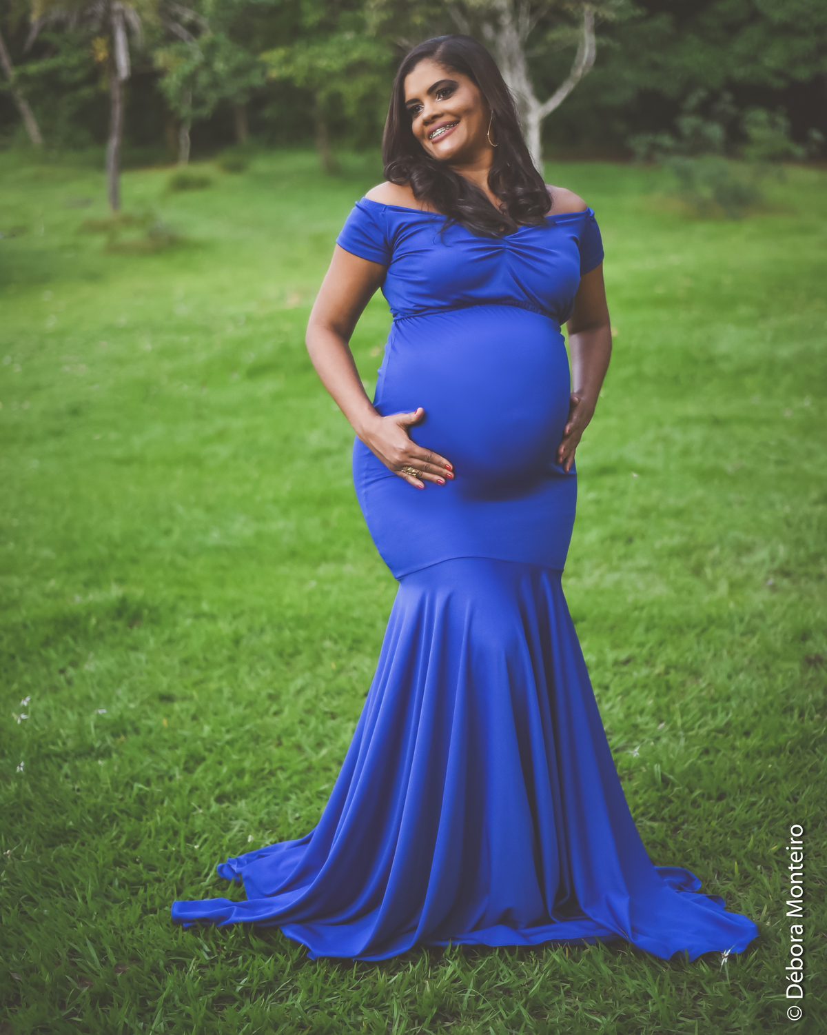 Ensaio de gestante no parque da cidade