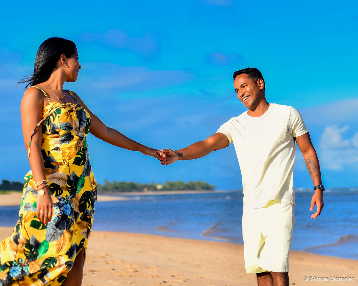 Ensaio pré casamento na praia de buraquinho