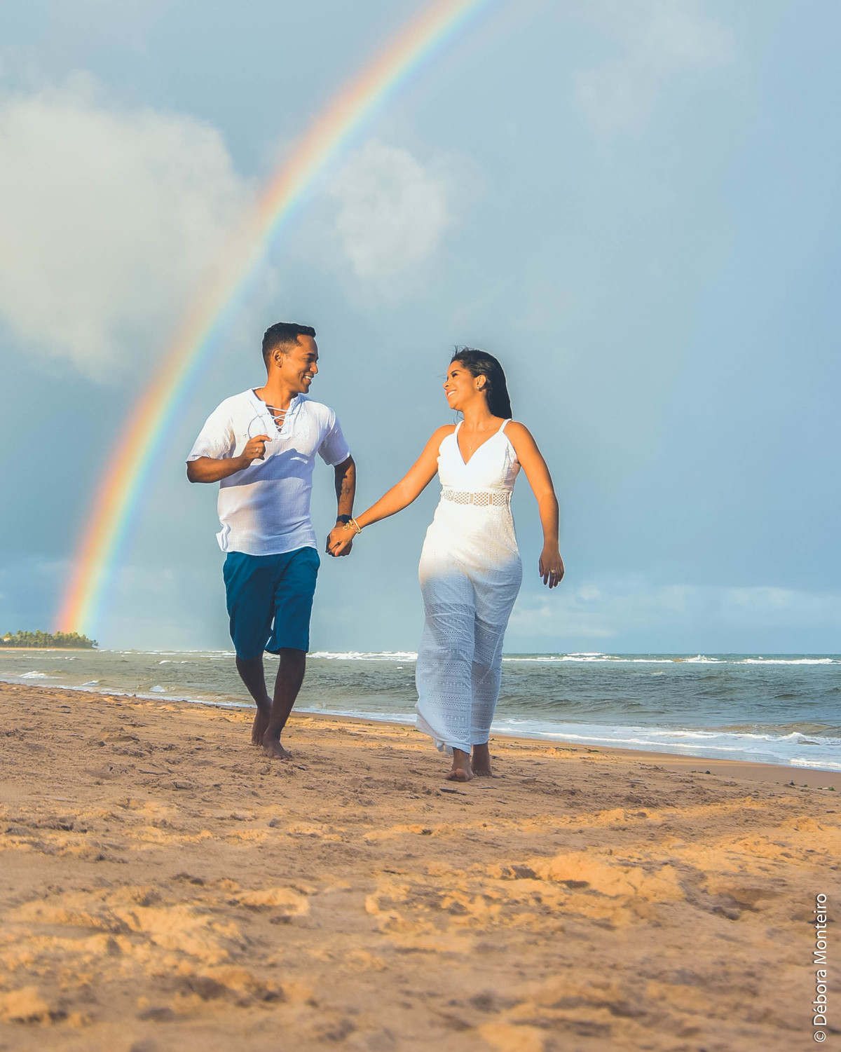 Arco Íris na praia de buraquinho