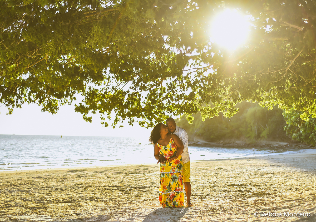 Ensaio Pré casamento no pôr do sol 