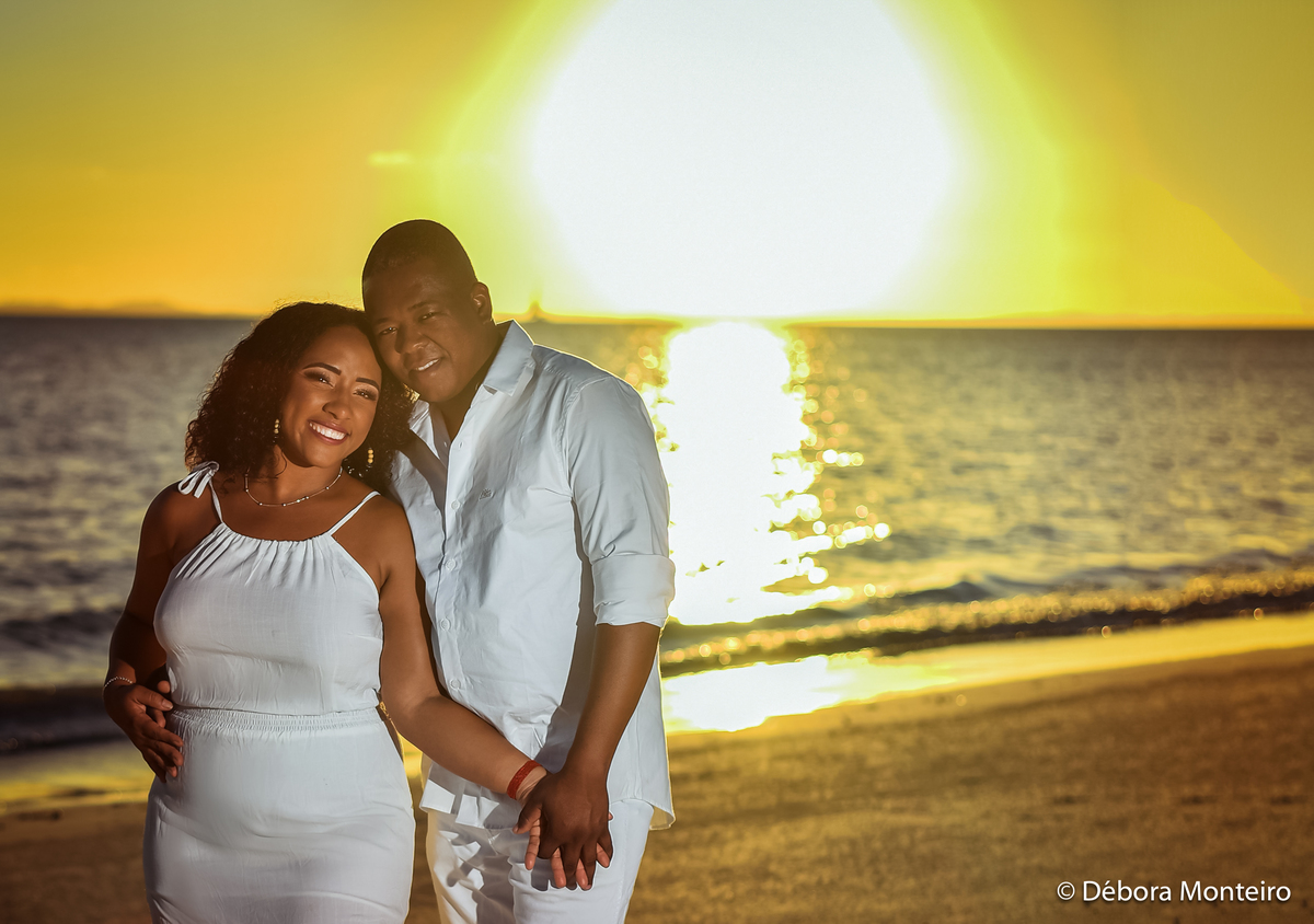 Ensaio Pré casamento no por do sol