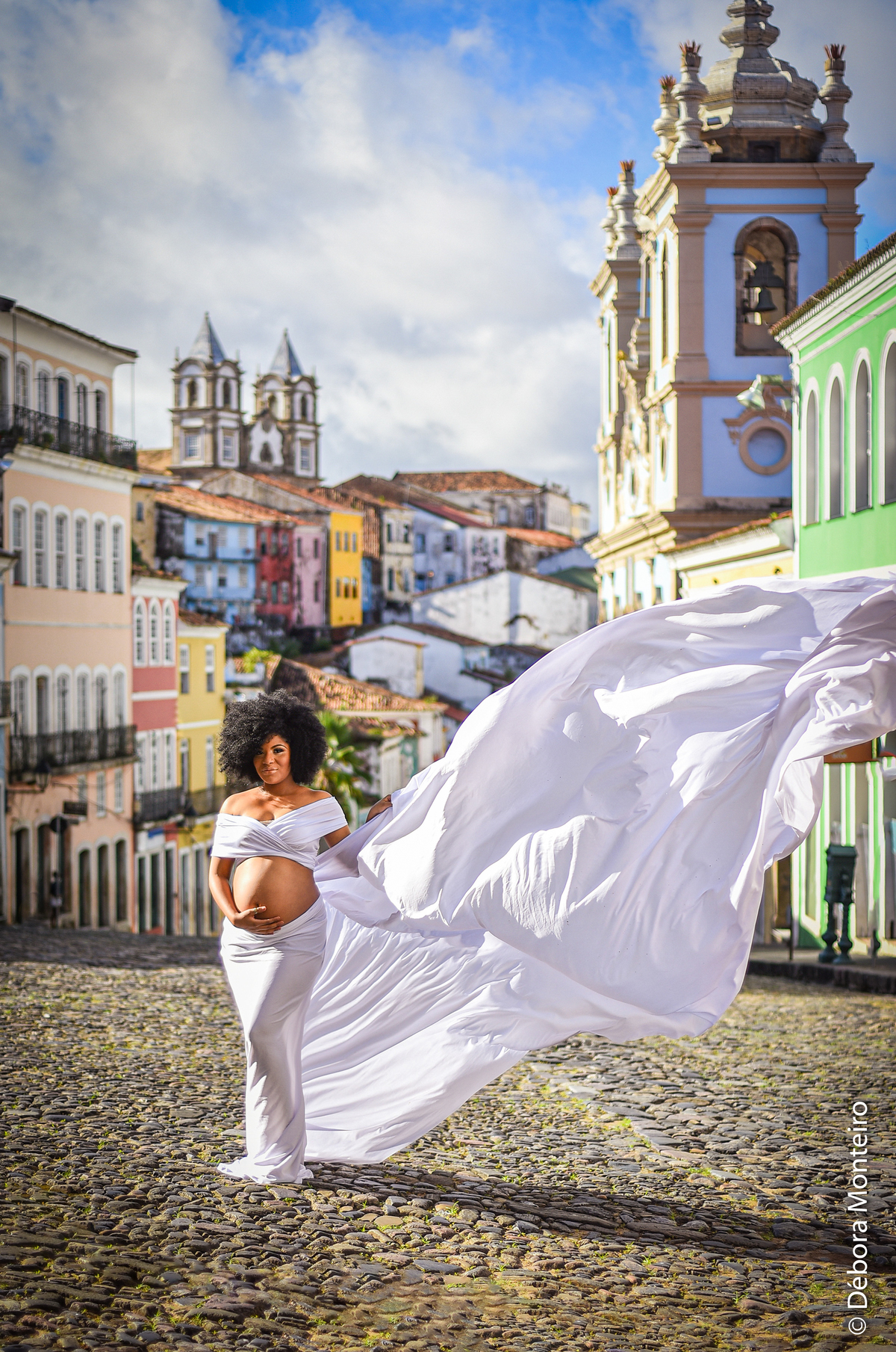 Ensaio de gestante no pelourinho