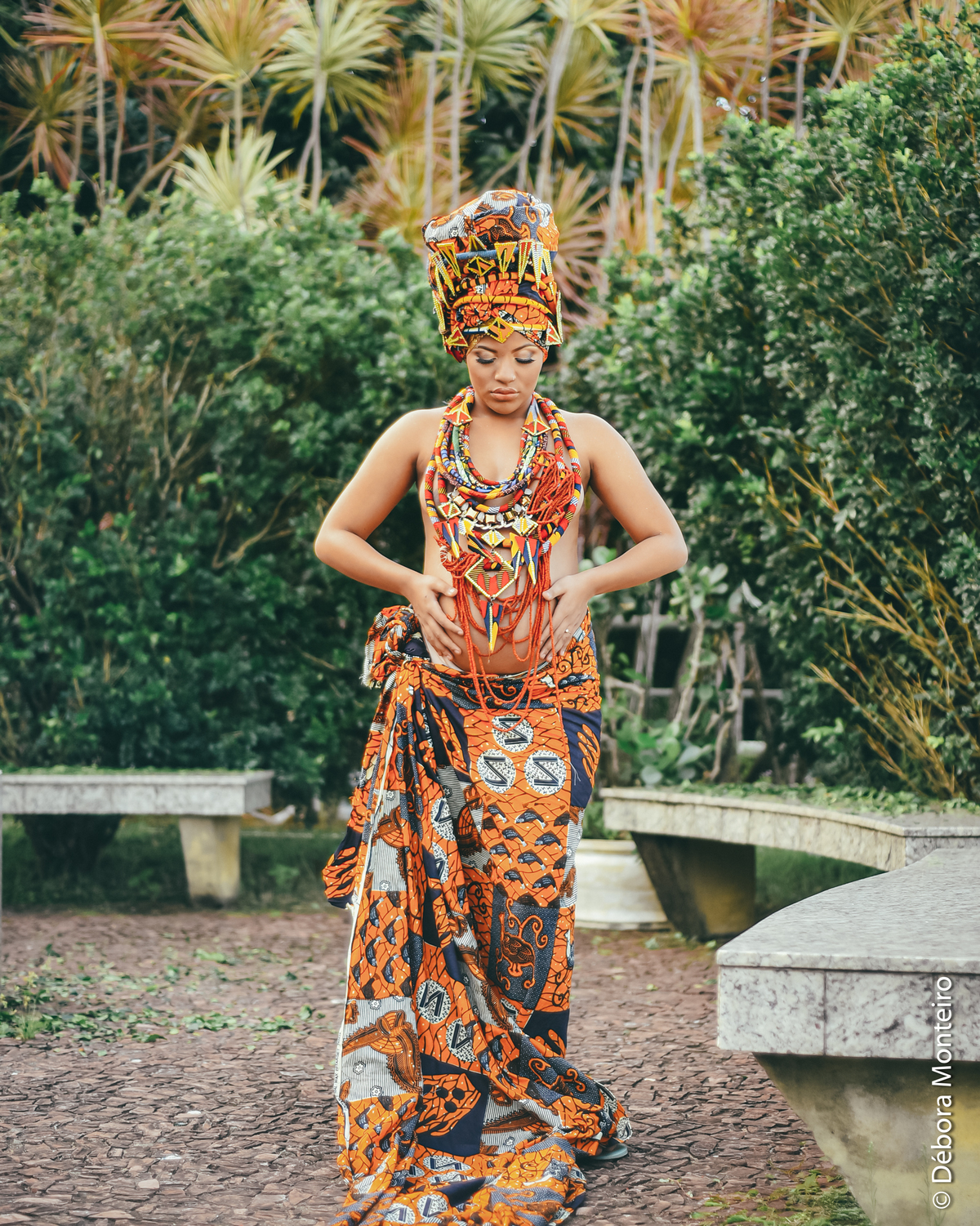 Ensaio de gestante afro