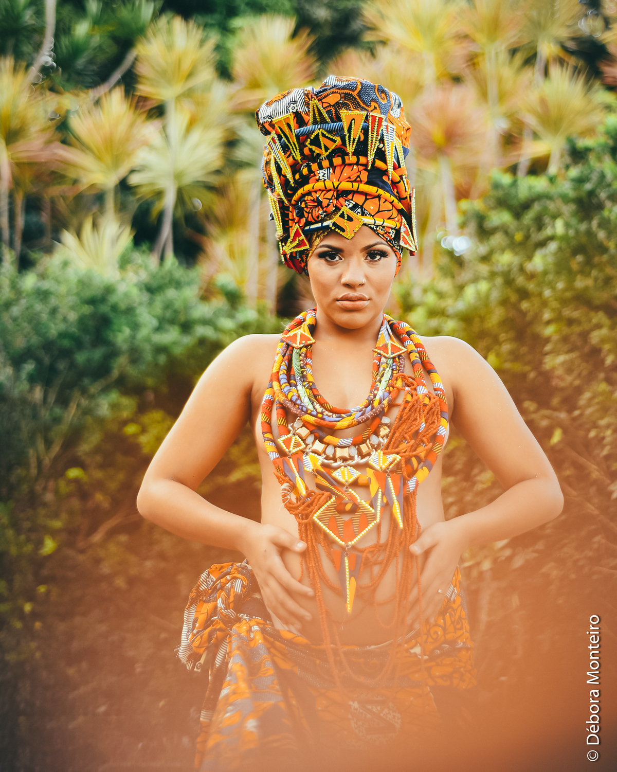 Ensaio de gestante afro