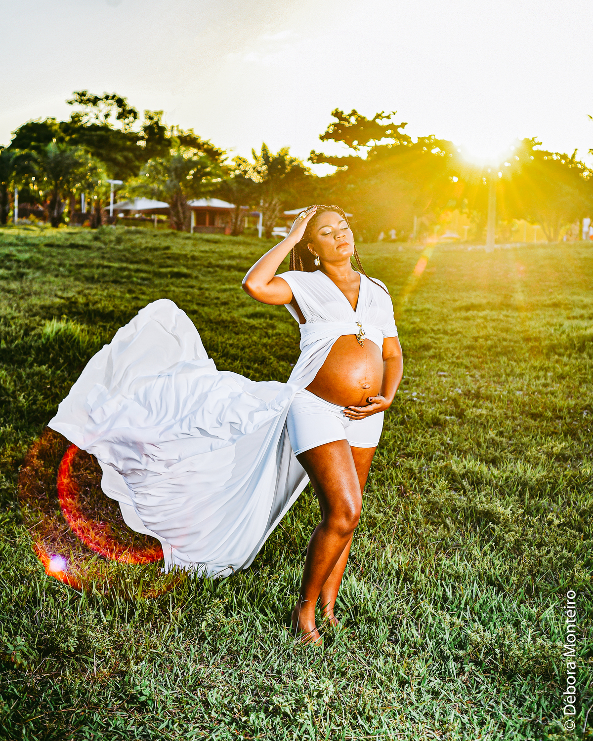 Ensaio de gestante na lagoa do Abaeté