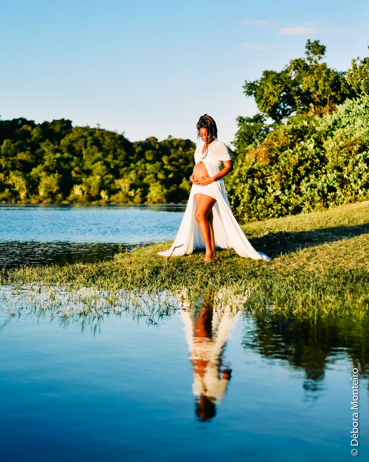 Ensaio de gestante na lagoa do Abaeté