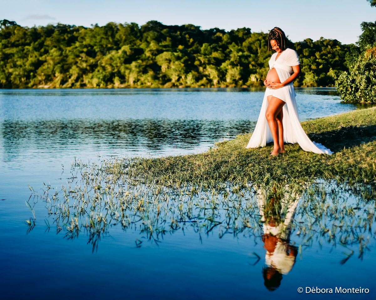 Ensaio de gestante na lagoa do Abaeté