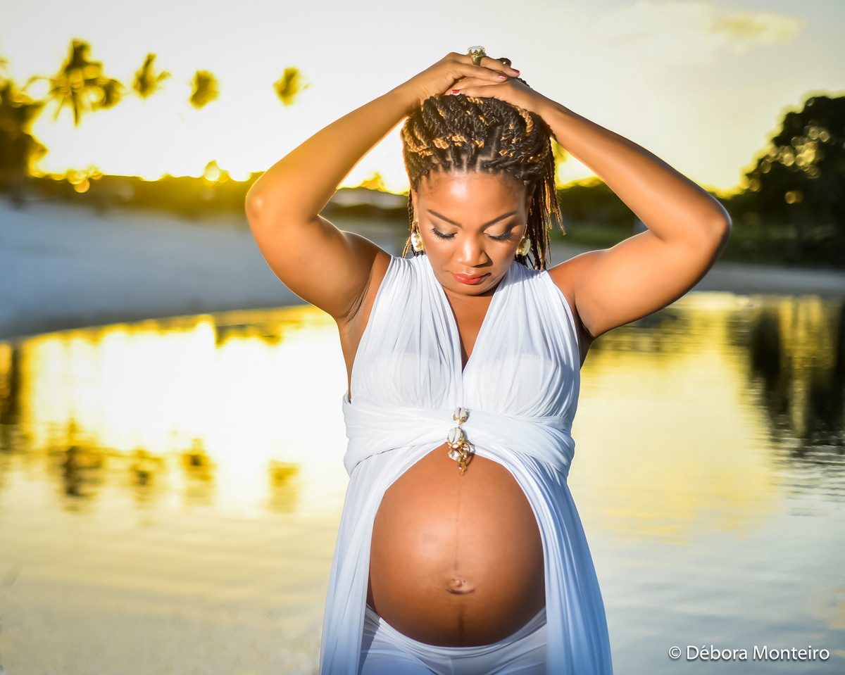 Ensaio de gestante na lagoa do Abaeté