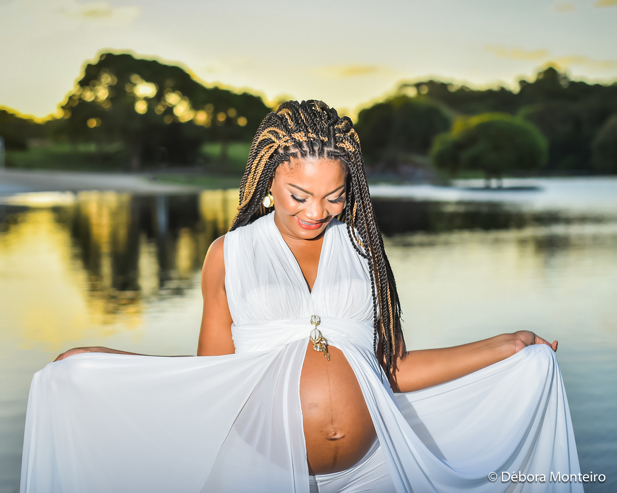 Ensaio de gestante na lagoa do Abaeté