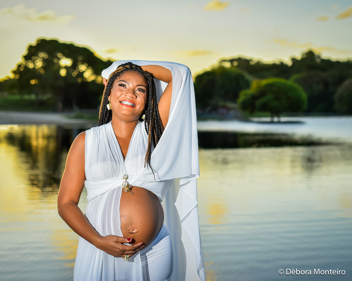 Ensaio de gestante na lagoa do Abaeté