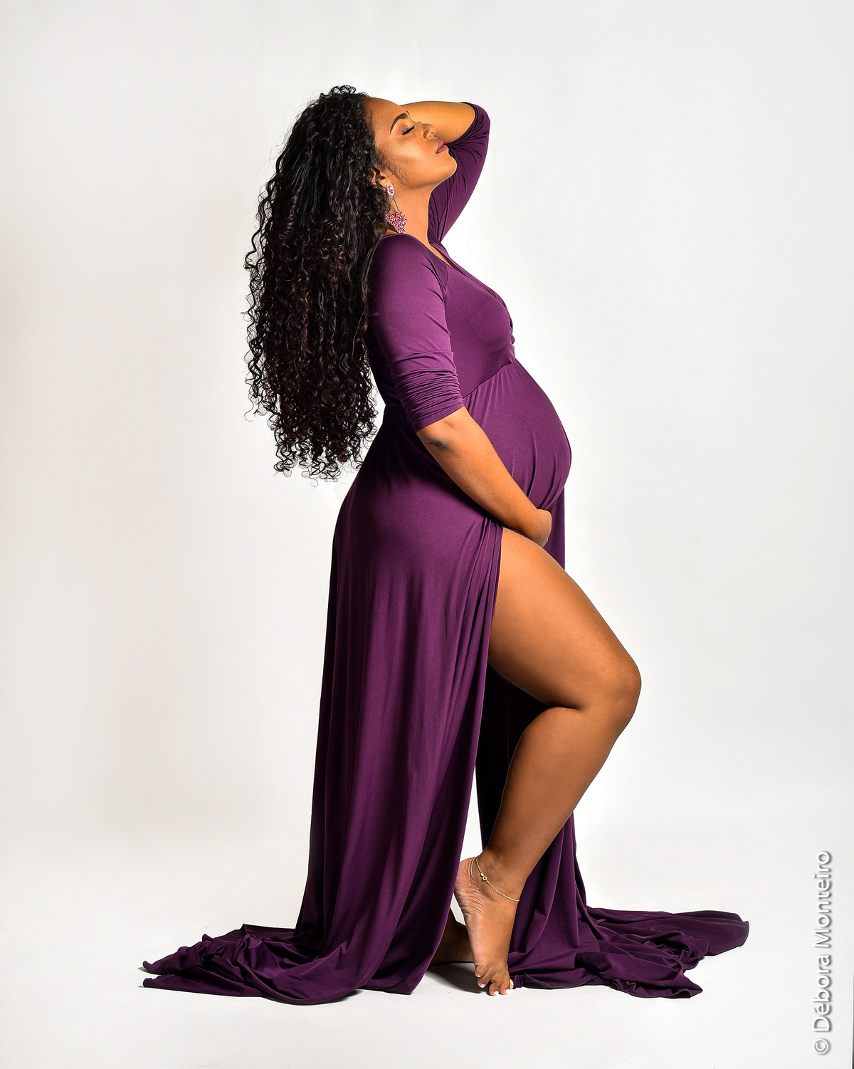 Ensaio de gestante em estúdio Salvador