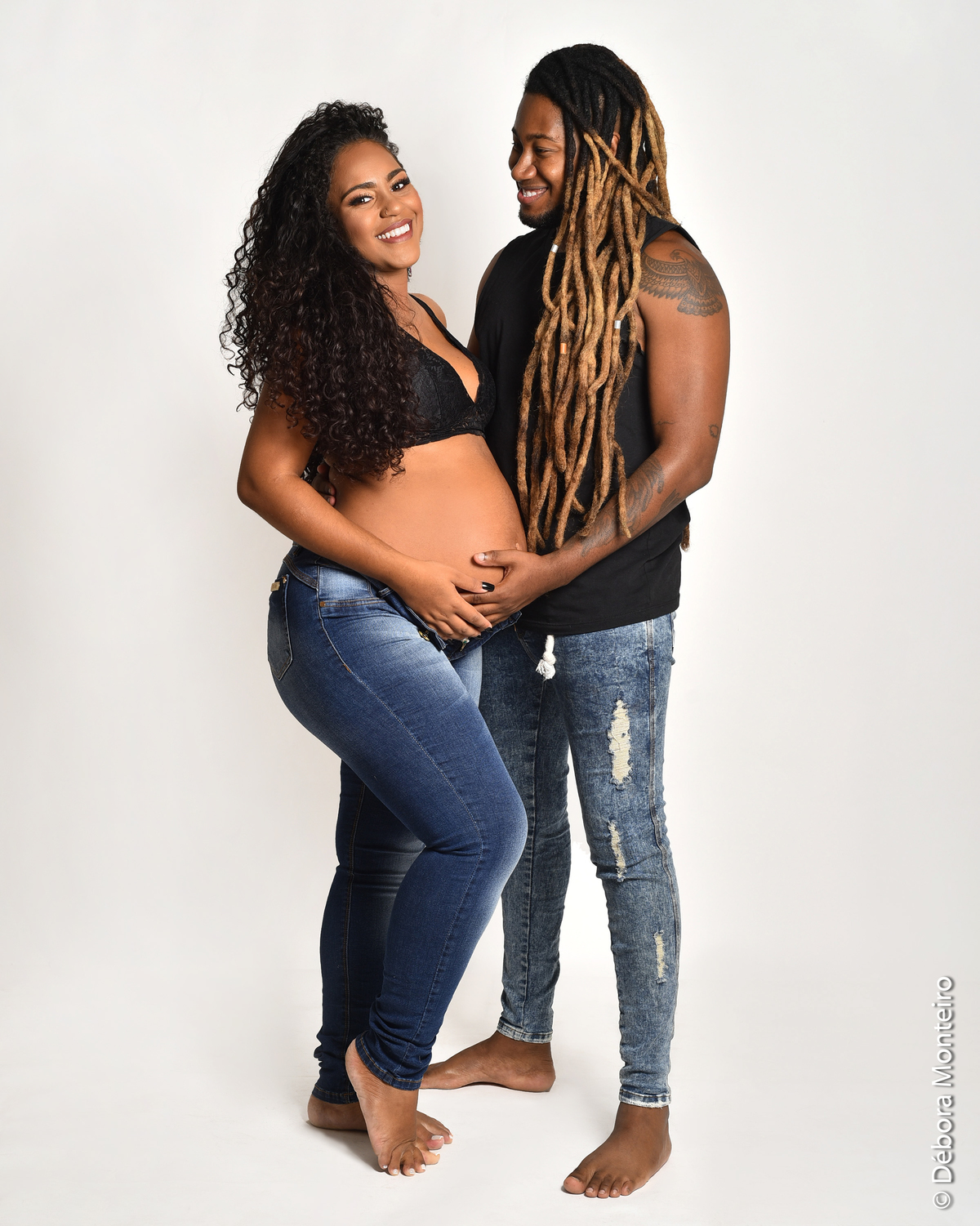 Ensaio de gestante em estúdio Salvador