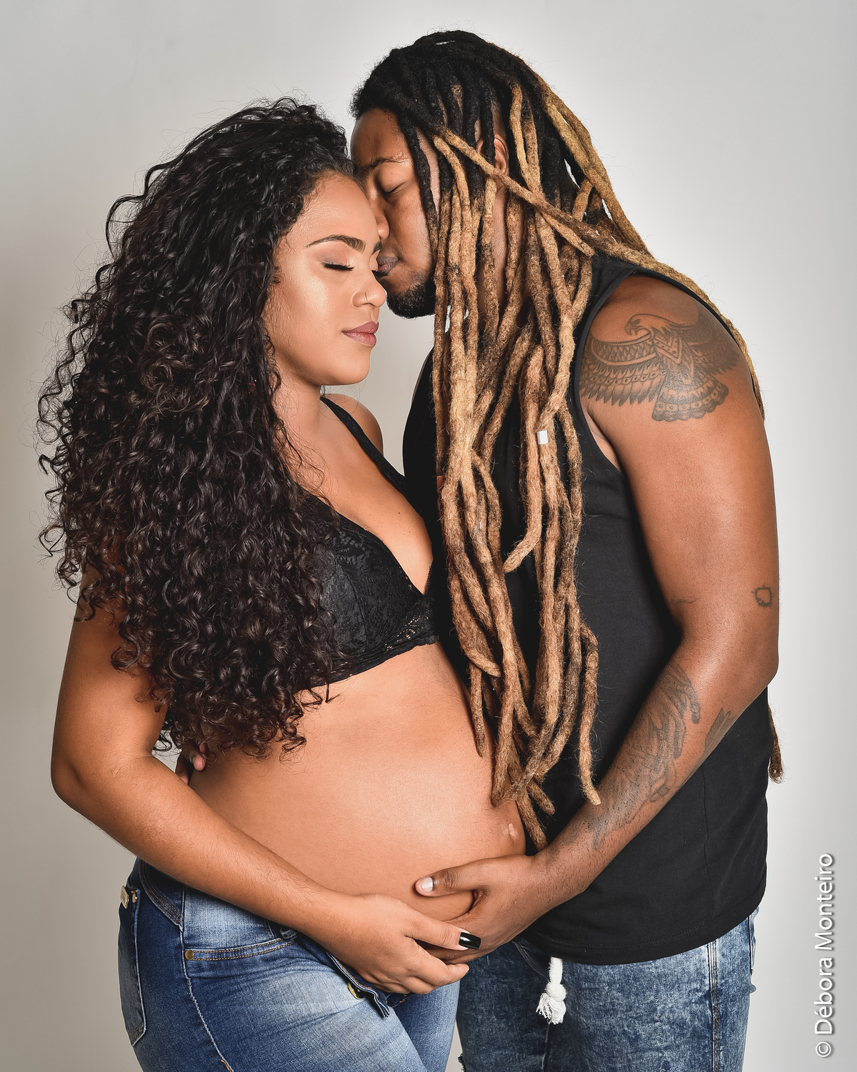 Ensaio de gestante em estúdio Salvador