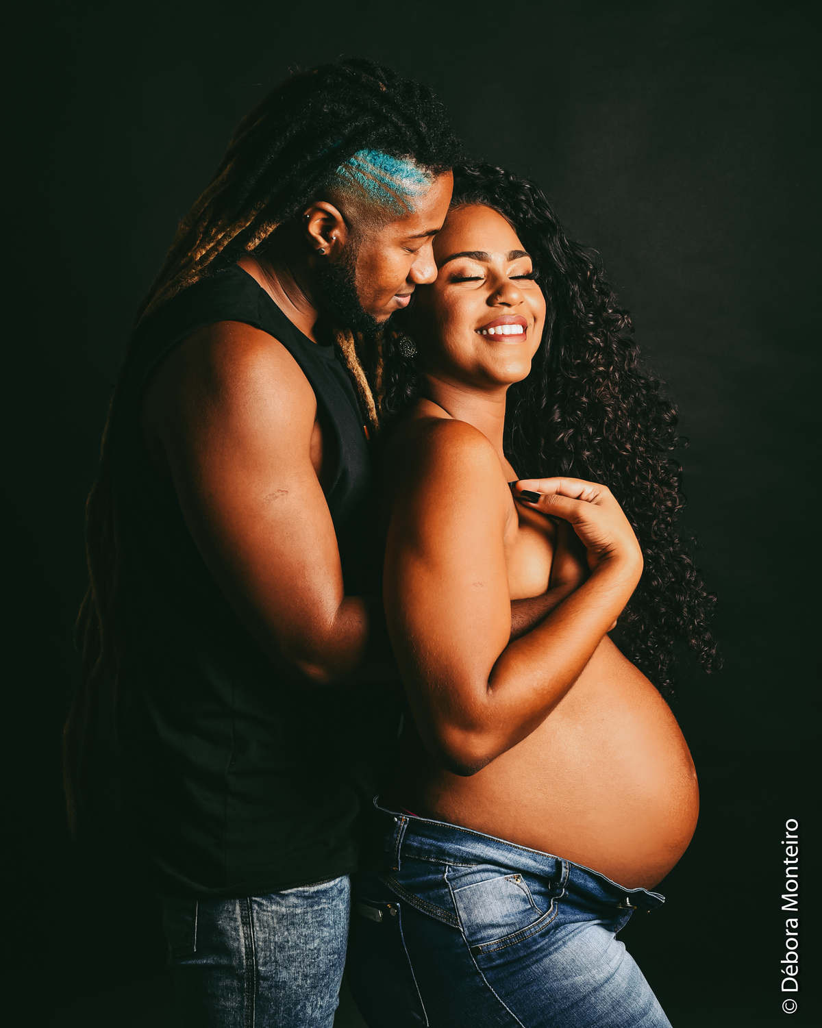 Ensaio de gestante em estúdio Salvador