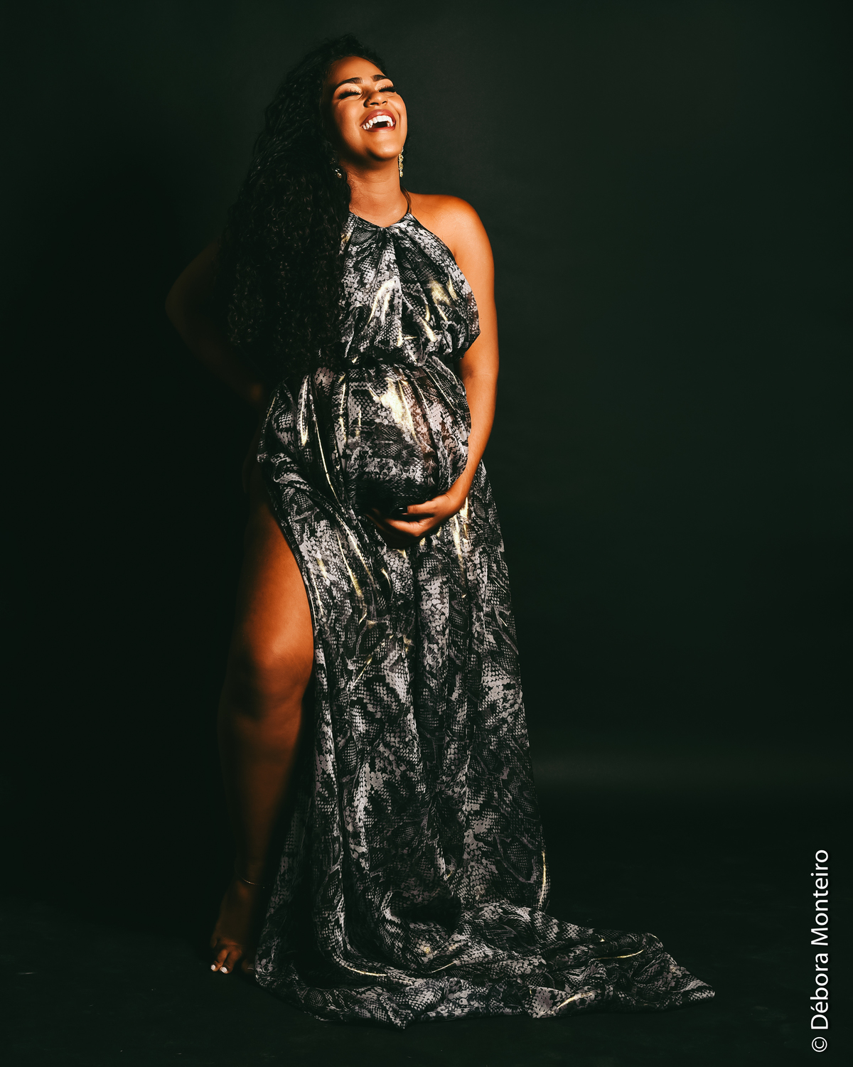 Ensaio de gestante em estúdio Salvador