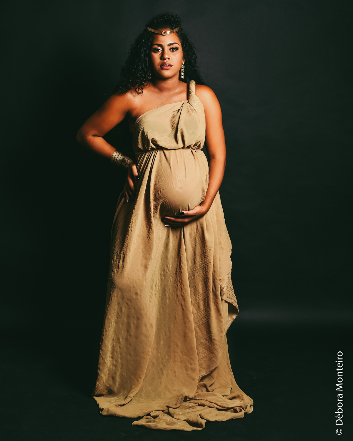 Ensaio de gestante em estúdio Salvador