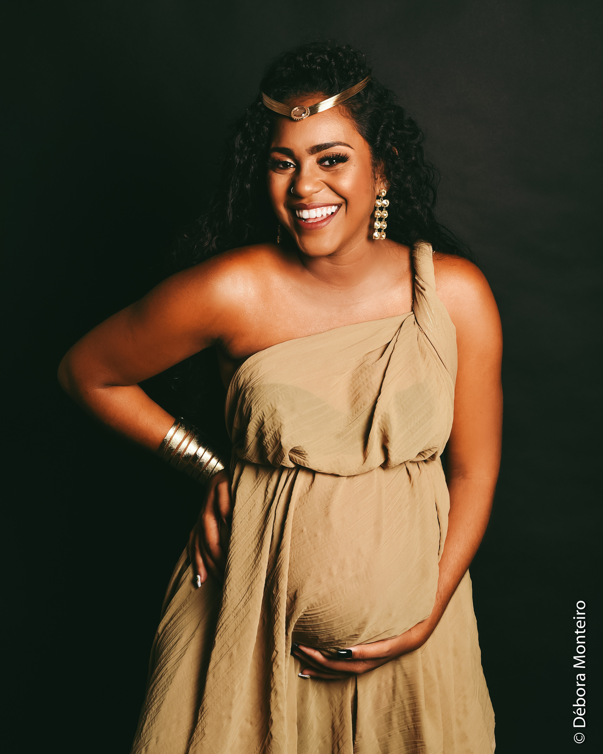 Ensaio de gestante em estúdio Salvador