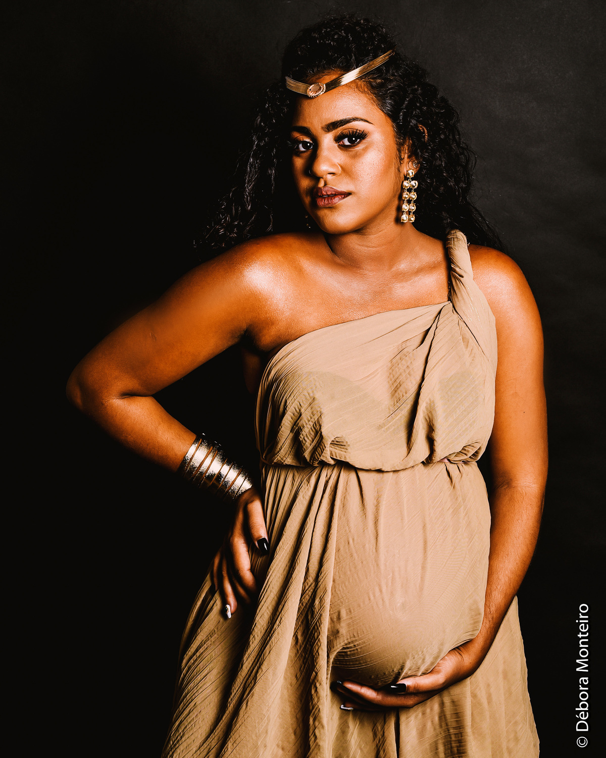 Ensaio de gestante em estúdio Salvador