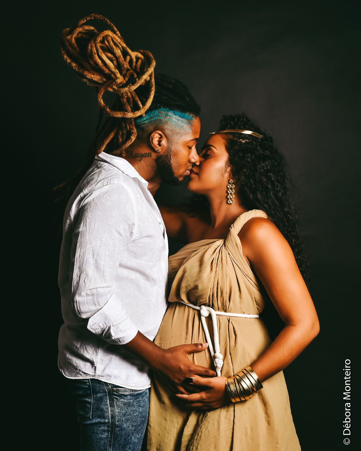 Ensaio de gestante em estúdio Salvador