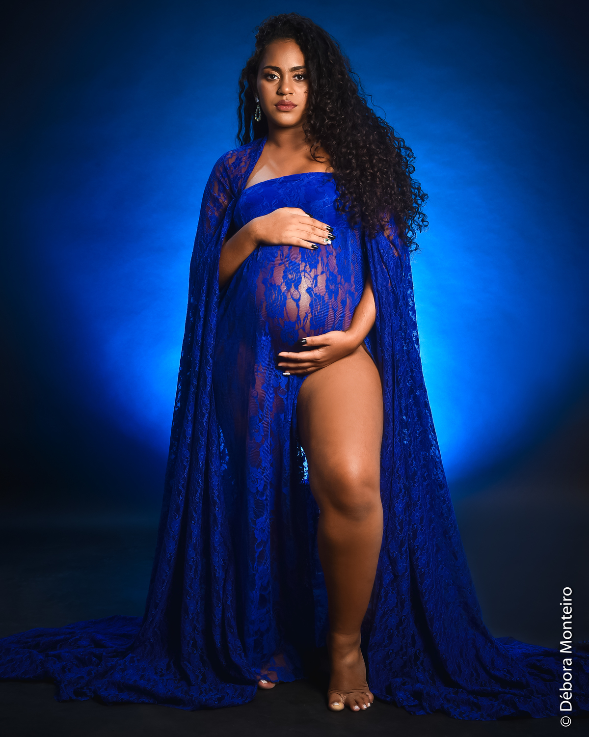 Ensaio de gestante em estúdio Salvador