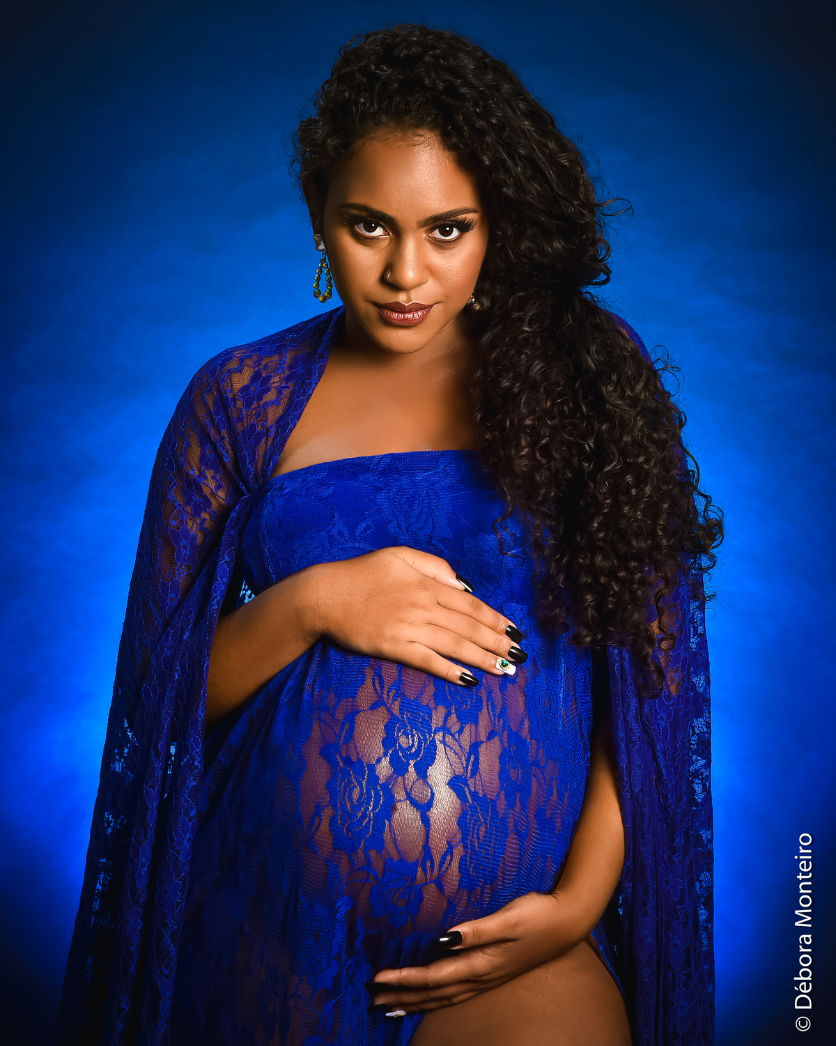 Ensaio de gestante em estúdio Salvador