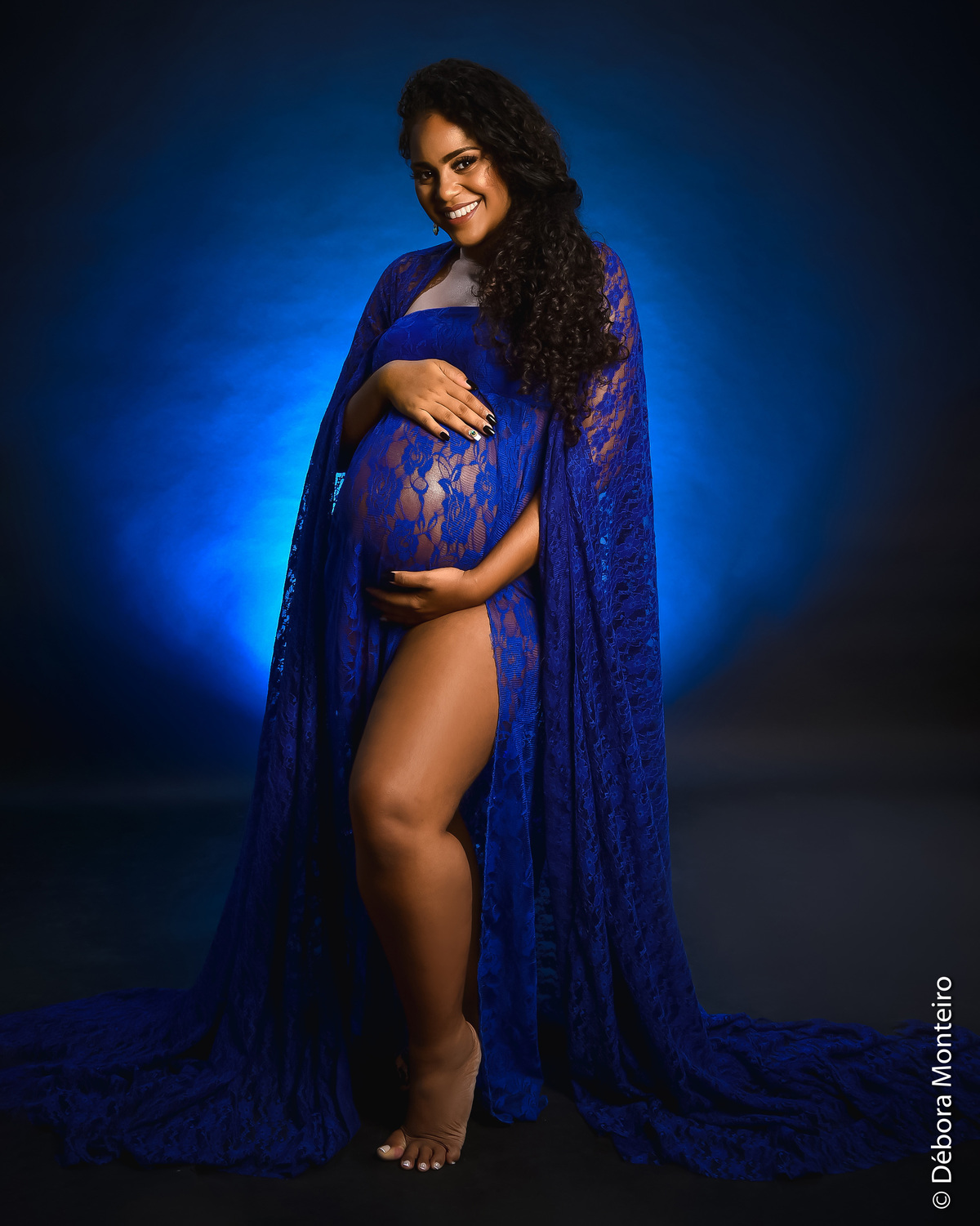 Ensaio de gestante em estúdio Salvador